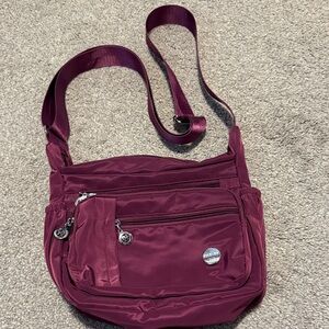 Nylon Women's Crossbody Bag - Purple